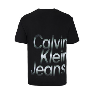 Klein男士 夏季 Calvin 2025新款 T恤潮 纯棉体恤CK潮牌美式 印花短袖