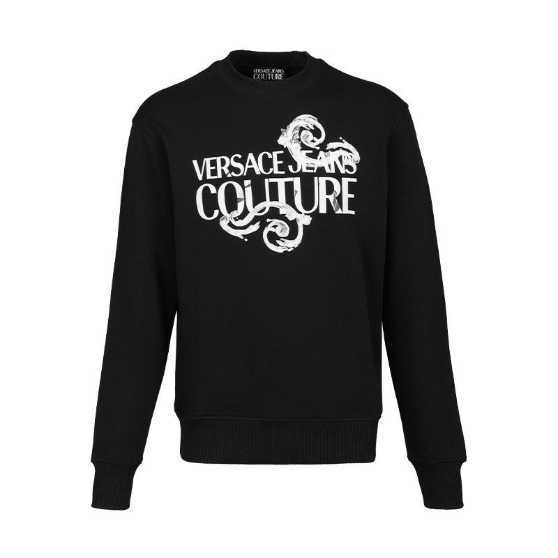 Versace/范思哲男士2025新款春秋季高端品牌潮牌印花圆领套头卫衣
