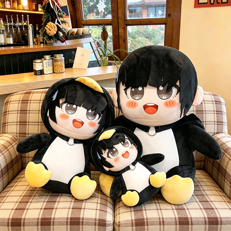 咕咕嘎嘎发声卡通企鹅毛绒公仔图片