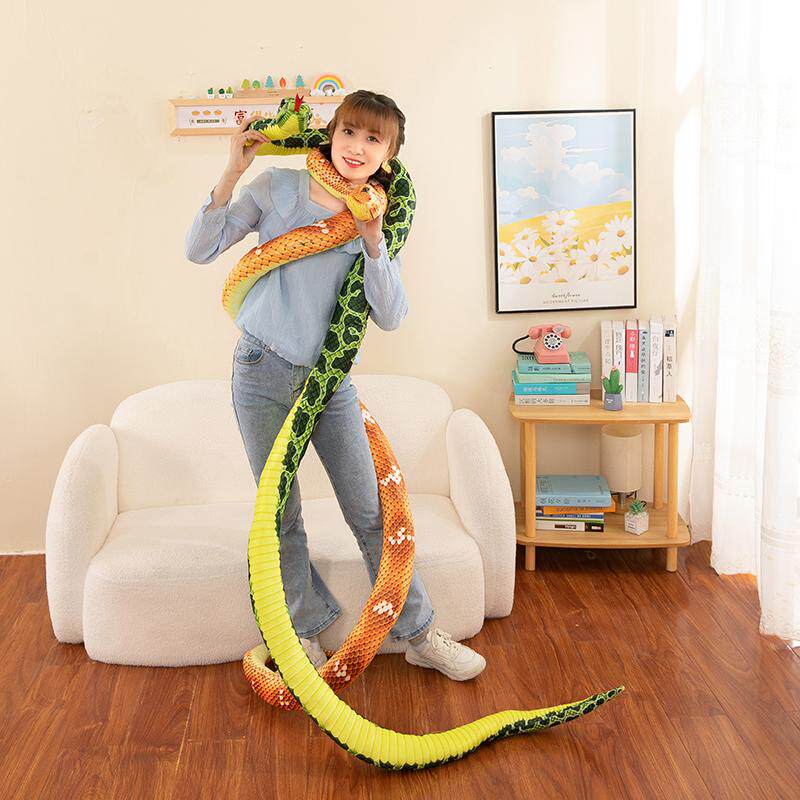 可爱蛇玩偶毛绒玩具公仔布娃娃长抱枕女生睡觉床上生日礼物送女友