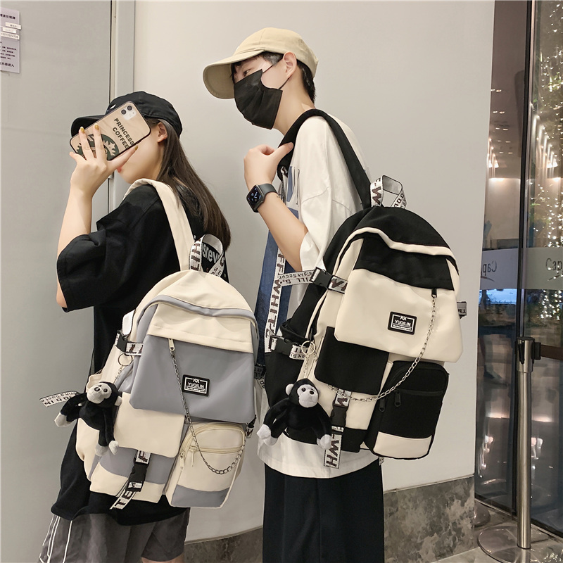 双肩包男女学生书包网红高颜值