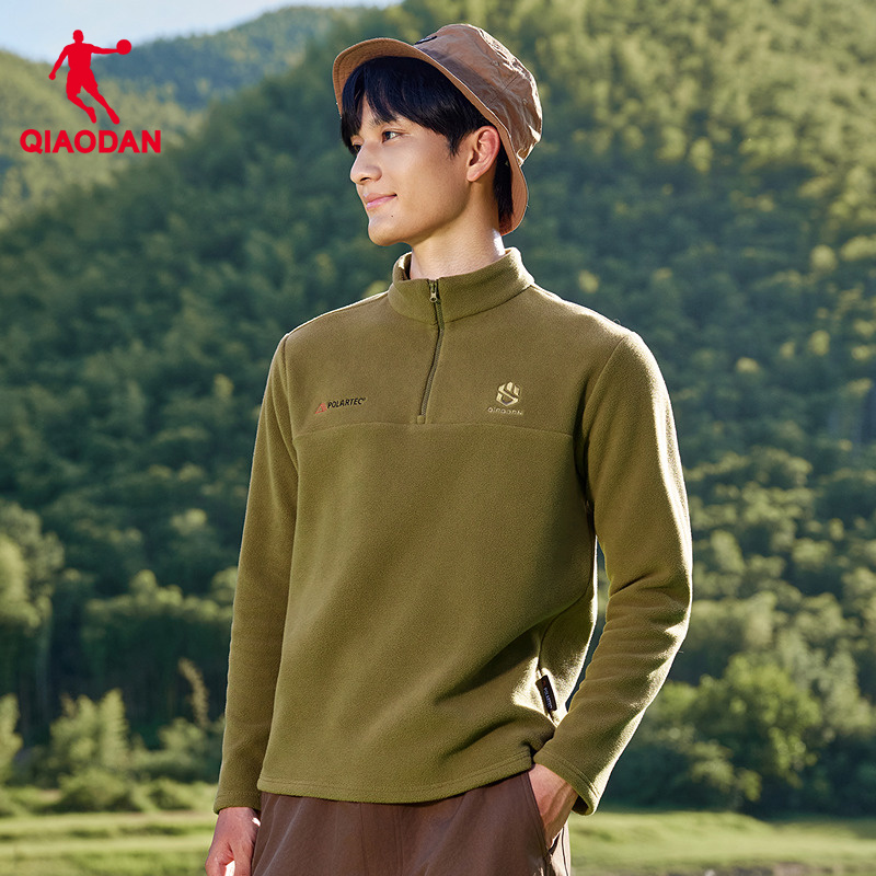 乔丹POLARTEC抓绒衣保暖户外外套