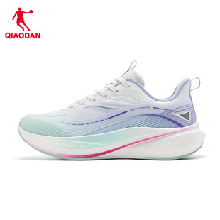 乔丹长风2.0跑步鞋运动鞋女2025年新品皮面防水减震轻便跑鞋正品