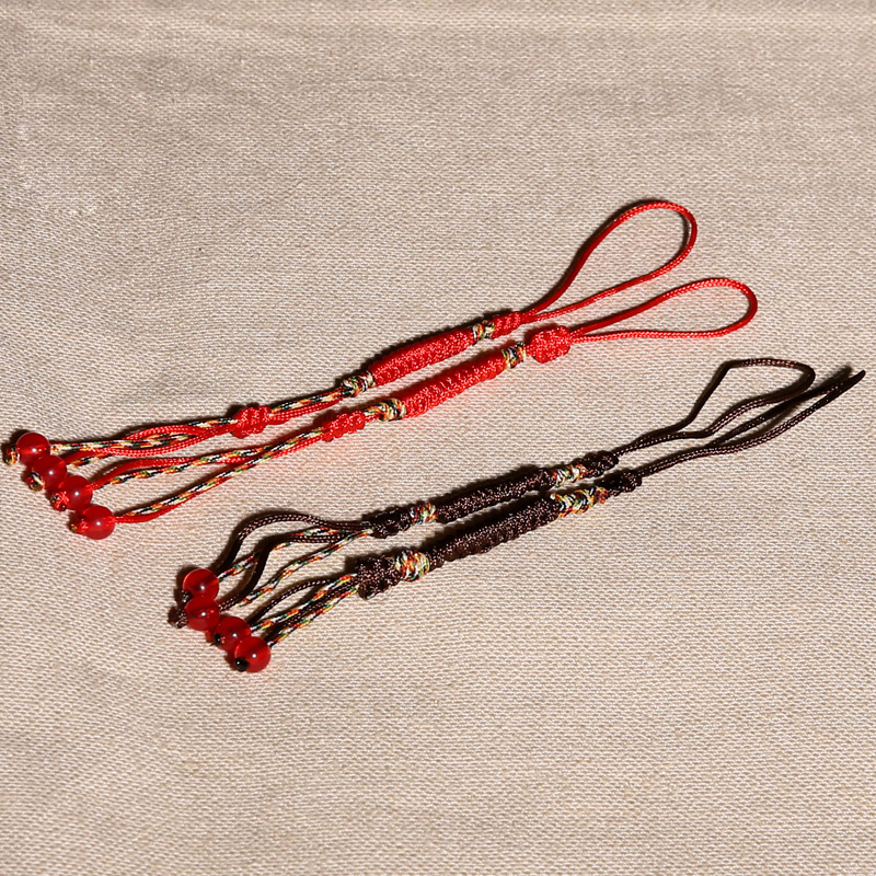 宜兴紫砂壶手工编织壶绳