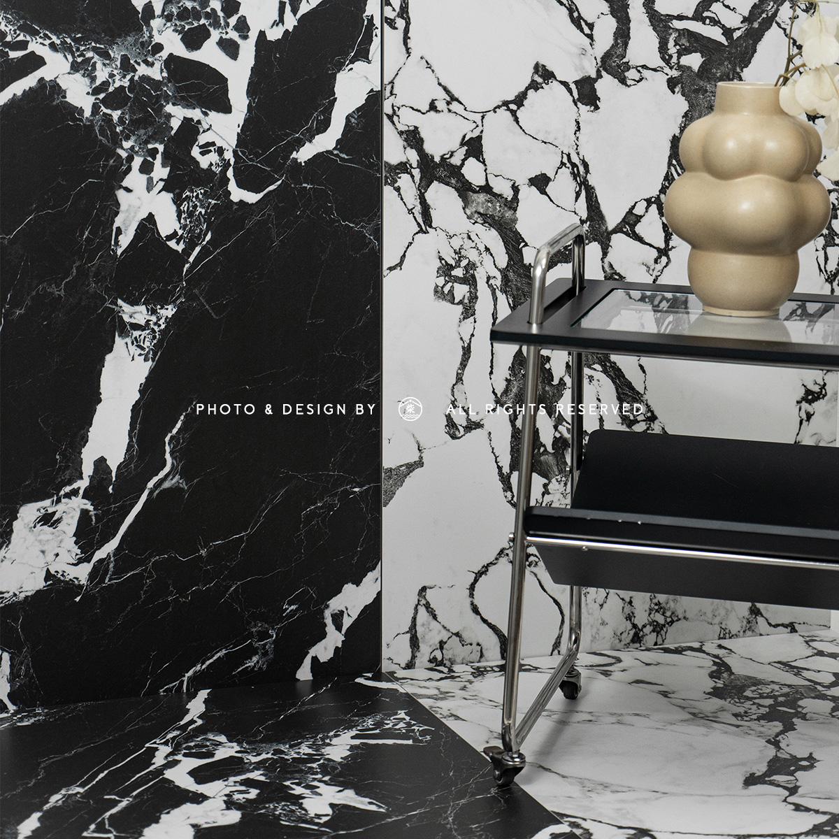 小火柴法式宝格丽大理石卫生间砖