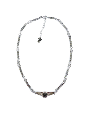 VSCH 猫头鹰锁骨项链男女通用 2024新款流行高级感吊坠 个性配饰