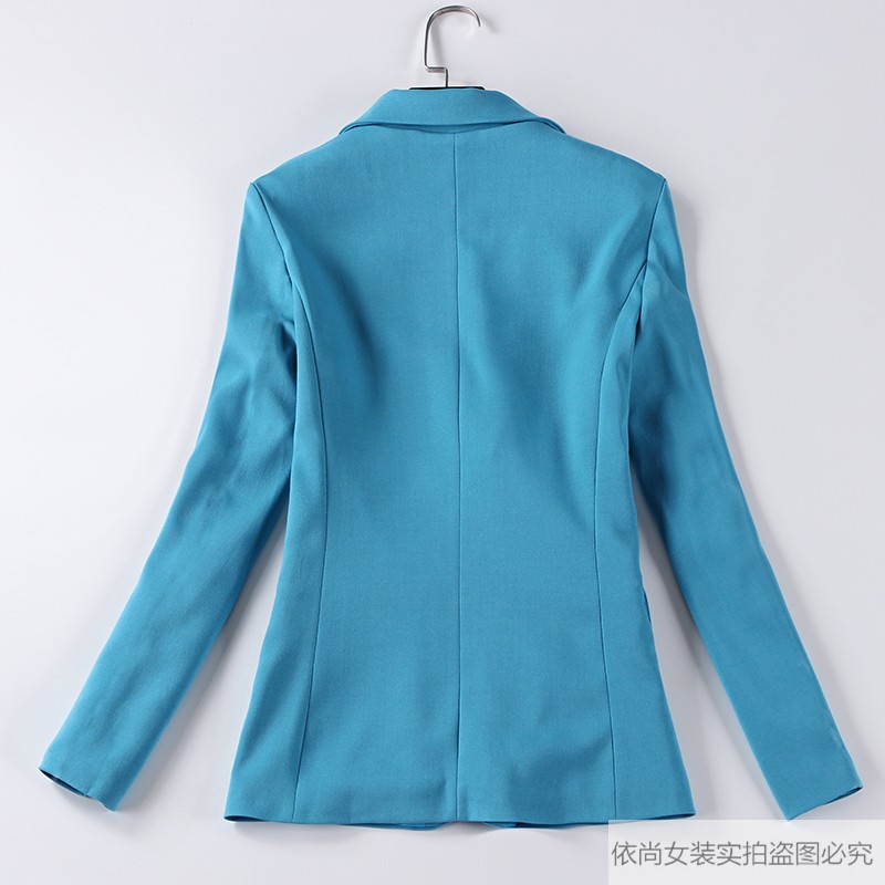 BLUE SUIT JACKET FEMALE CASUAL SPRING KOREAN TEMPERAMENT FASHION SMALL SUIT TROUSER SUIT KOREAN PROFESSIONAL TREND 20 NEW
