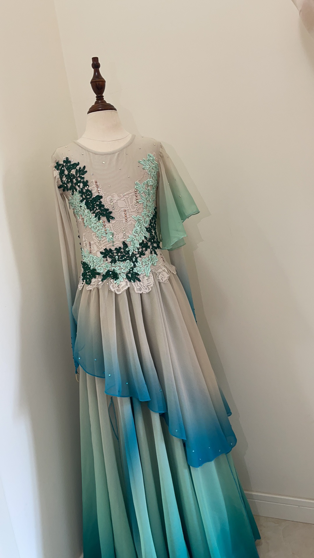 演出服舞台表演醉清波舞蹈服