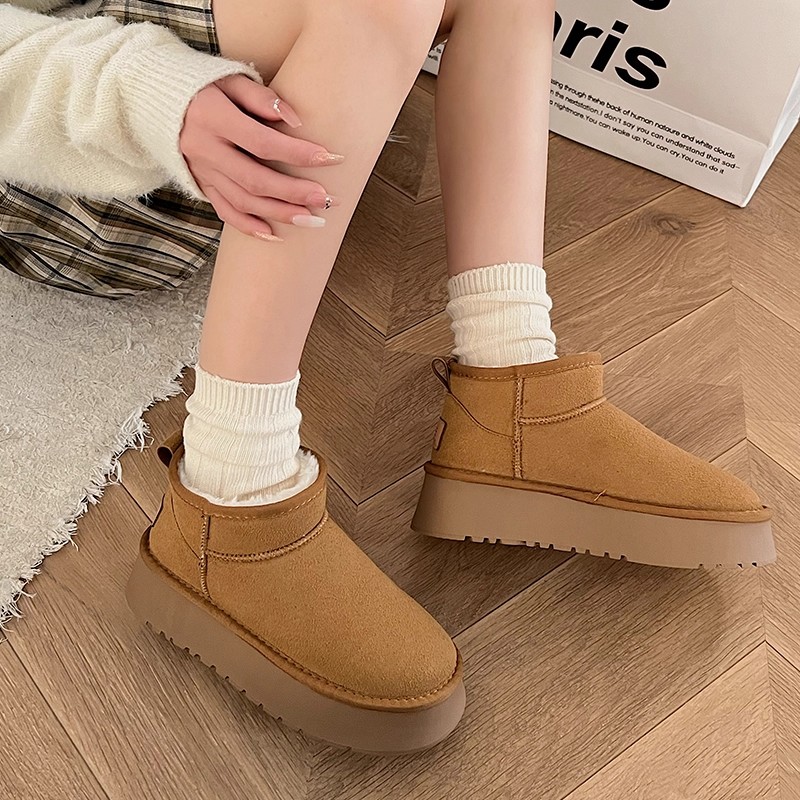 雪地靴加绒加厚保暖棉鞋冬季新款