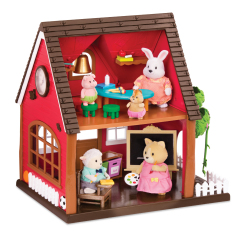 小树灵家族玩具森林别墅/小房屋/家具/小树灵过家家套装公仔大屋