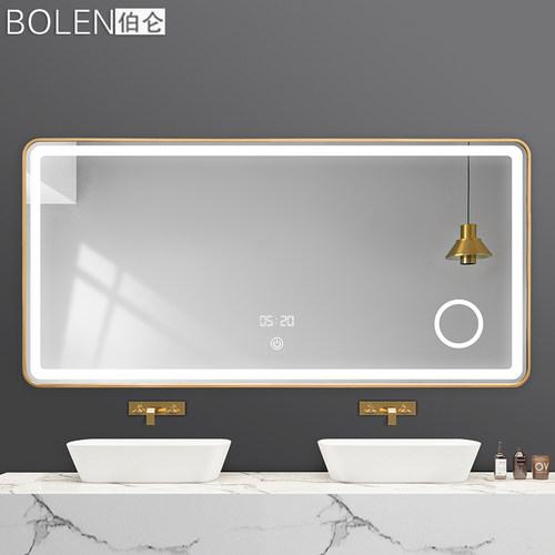 轻奢智能LED浴室镜挂墙带灯防雾