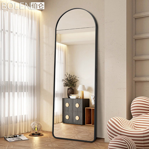 BOLEN轻奢法式拱门形防爆穿衣镜