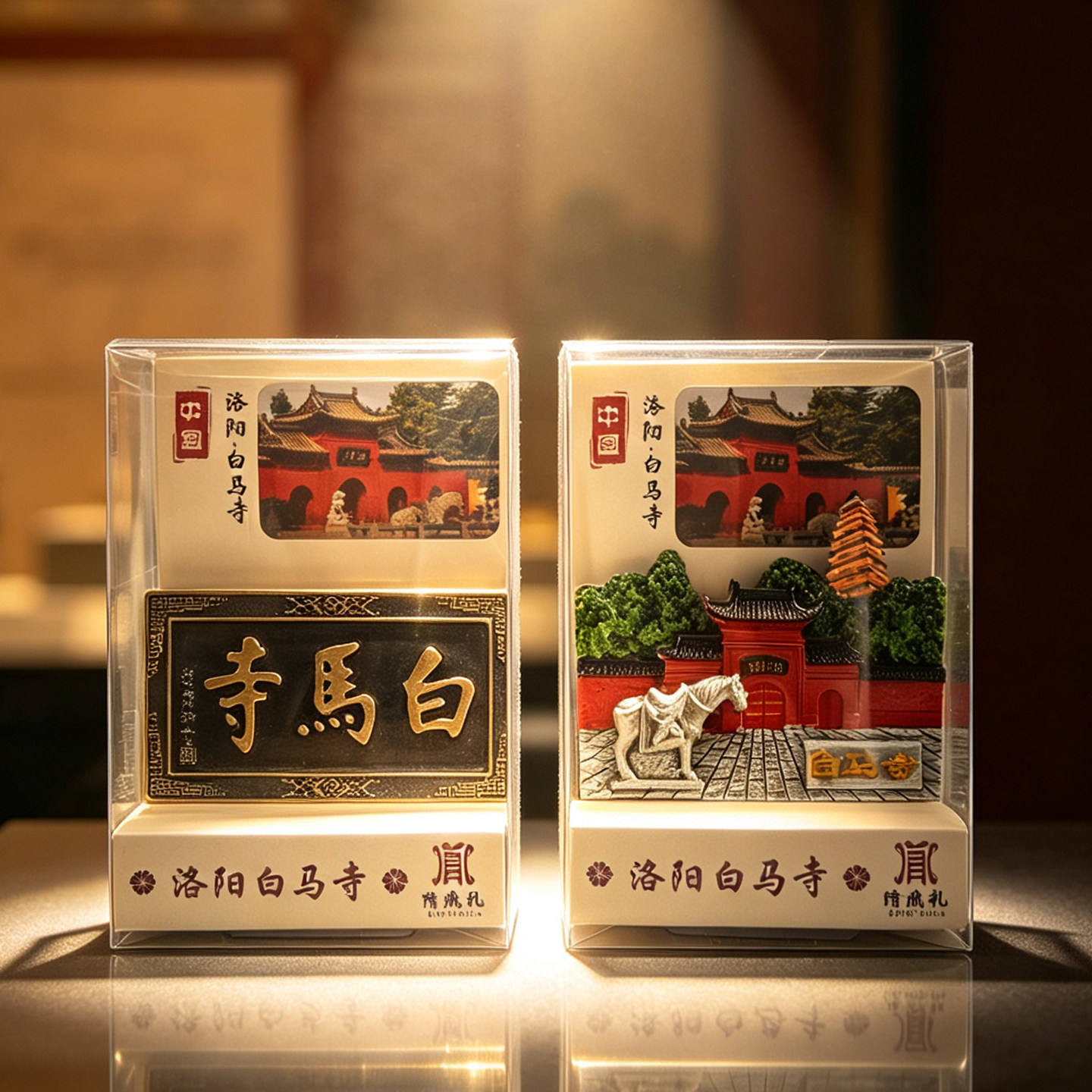 河南洛阳特色白马寺小马创意冰箱贴磁吸旅游文创送纪念品伴手礼物图片