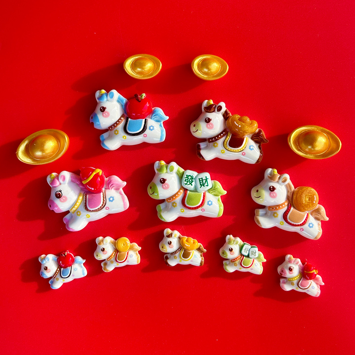 2026新马年生肖冰箱贴磁吸门贴创意文创中国风春节立体装饰小礼品,家居饰品,冰箱贴,淘宝优惠券,粉丝福利购,淘宝优惠卷