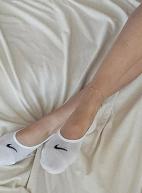 耐克NIKE女运动袜夏季薄款隐形船袜浅口棉袜三双 SX4863-101