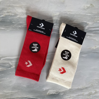 匡威男女中高筒星箭袜子一双装