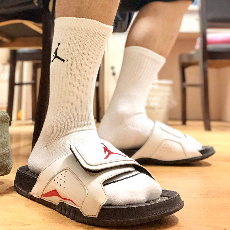 NIKE 耐克JORDAN 男女款高筒耐磨篮球袜毛巾底加厚运动袜DX9632