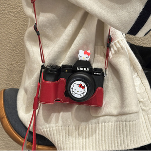 富士XT5保护套XS20相机包xt50皮套XT30二代底座xm5大红x100vi配件