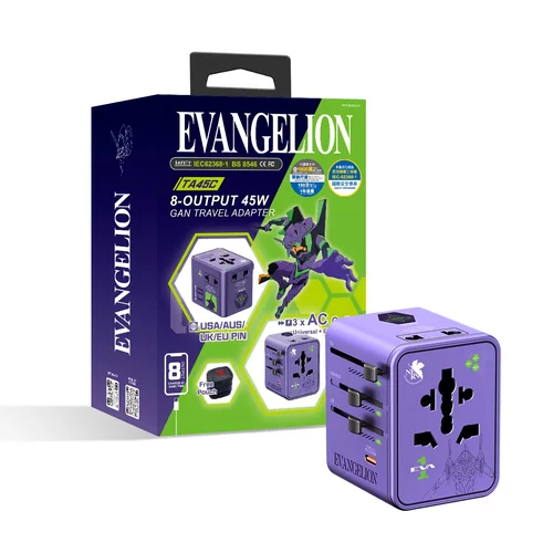 [预]XPower x EVA 新世纪福音战士  45W PD3.0/PPS快充旅行充电器