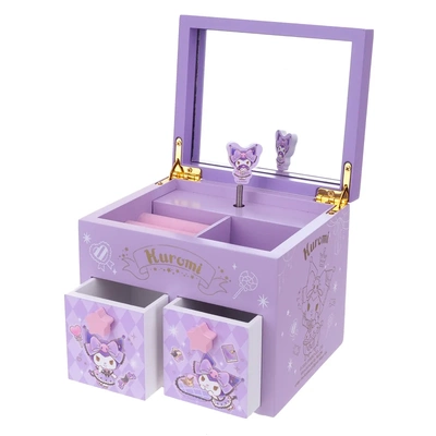 Sanrio Kuromi Wooden Musical Jewelry Box 木制音乐首饰盒