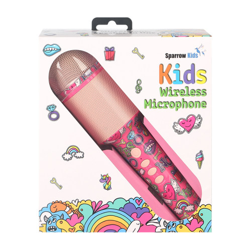 Sparrow Kids Bluetooth Karaoke Microphone - Girls