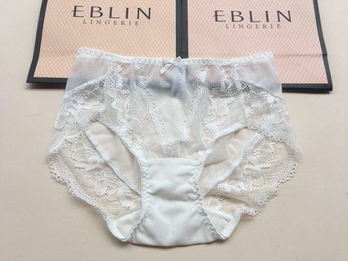 eblin宫廷风奶白色拼接三角裤