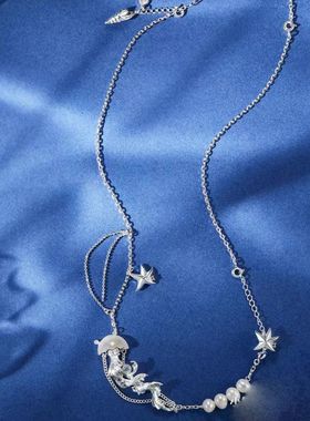 keep周边【深海浮游】系列浮光水母项链女友礼物高级感气质百搭链