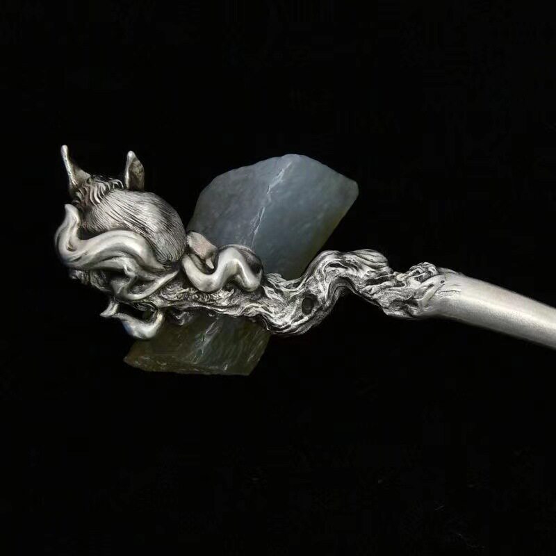 塞壬的小女儿们系列海的长笛海螺发簪海洋风发饰金属小众设计配饰