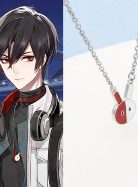 时空中的绘旅人周边艾因乐梦人间红白兔子吊坠项链学生礼物锁骨链