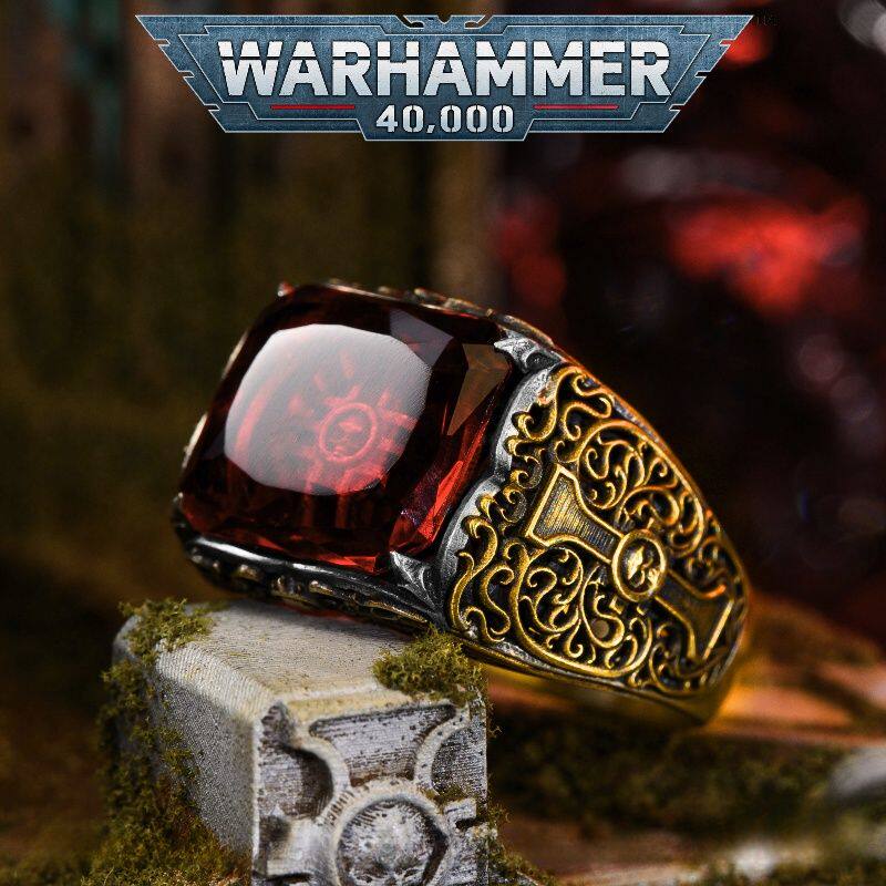 thumbnail for Cult of the Mechanics Warhammer 40k incense burner necklace Ohm Messiah Great Sage peripheral pendant ornament storage box chain