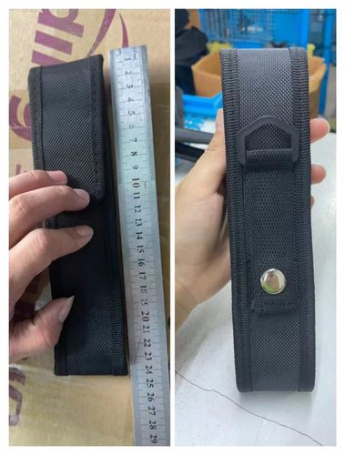 工厂直销-手电筒腰挂套快拔电筒保护套小号大号户外便携尼龙套子