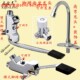 挂墙式 地式 脚踏水龙头医用水嘴洗手器 脚踏阀带调节水大小 铜立式