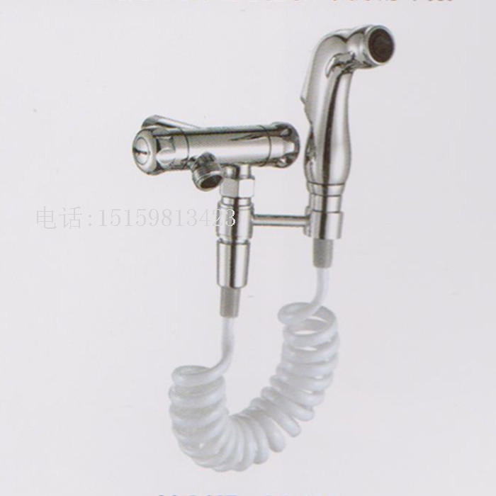 铜一进二出三通龙头双头双控自动洗衣机水龙头单冷铜水嘴增压喷枪