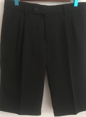 夏季宽松西装短裤男 直筒五分裤Eugene tong休闲裤垂感五分西裤男