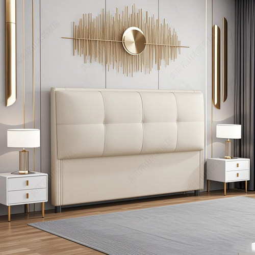 床头单买软包靠背实木落地背床板