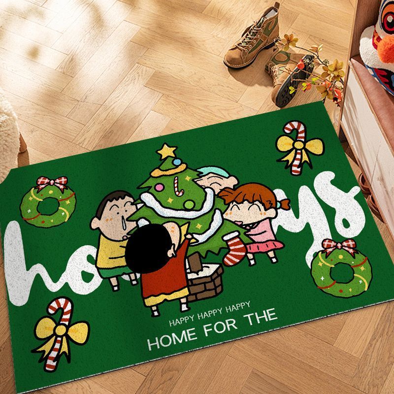 蜡笔小新入户地垫玄关入户门