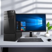 二手特价 电脑主机联想品牌全套四核高配i3i5i7家用办公整套 台式