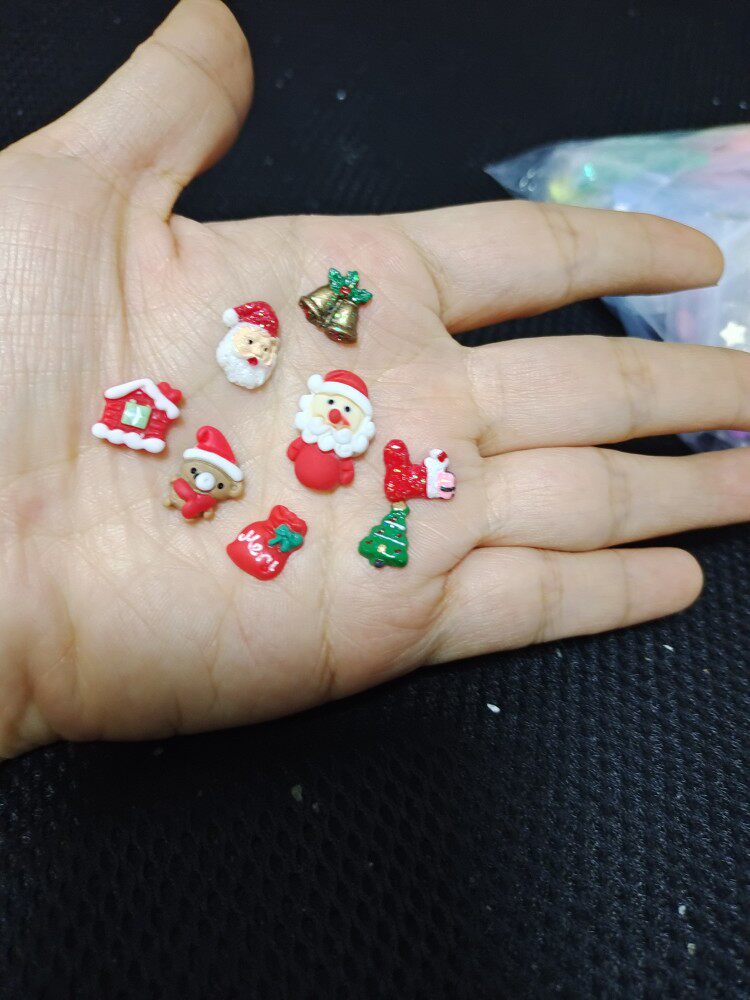 爱买就淘圣诞装饰BB夹宠物发夹diy材料配件手工发卡碎毛夹