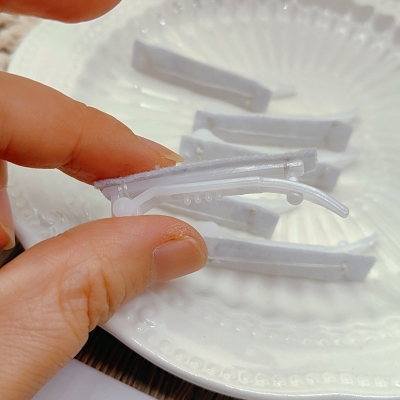 爱买就淘订好的青蛙夹布贴青蛙夹宠物发夹发饰diy材料配件约克夏