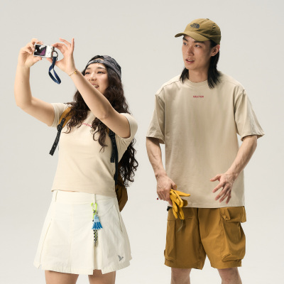 吸湿速干7A级抗菌印花短袖男女