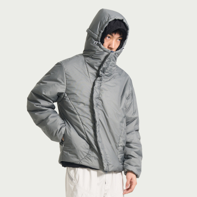 山系户外防风防泼水棉服男