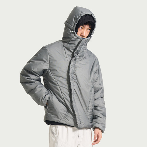 山系户外防风防泼水棉服男