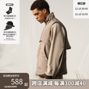 Halcyon 23AW 山系新雪丽棉马甲宽松立领御寒马甲保暖背心秋冬