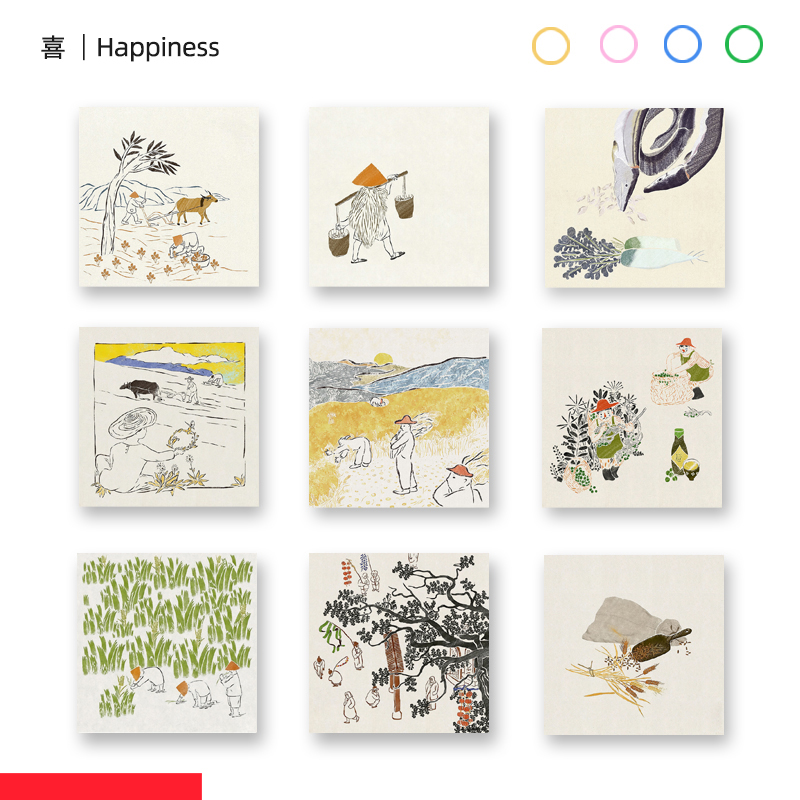 新中式客厅迷你挂画茶馆