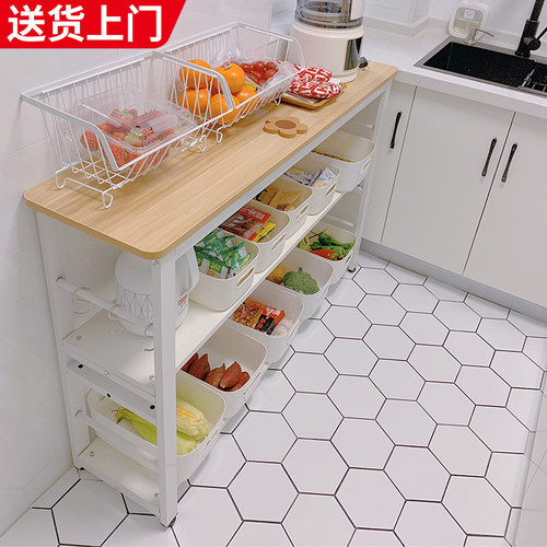 当季新品灰白爆款厨房置物架