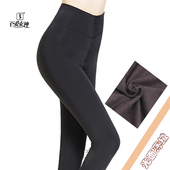 皮打底裤 百爱女神秋薄款 线裤 女裤 802光面单层薄加拉绒秋裤 保暖裤