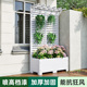 防腐木花箱栅栏隔断围栏花盆户外庭院阳台花园专用种植箱爬藤花架