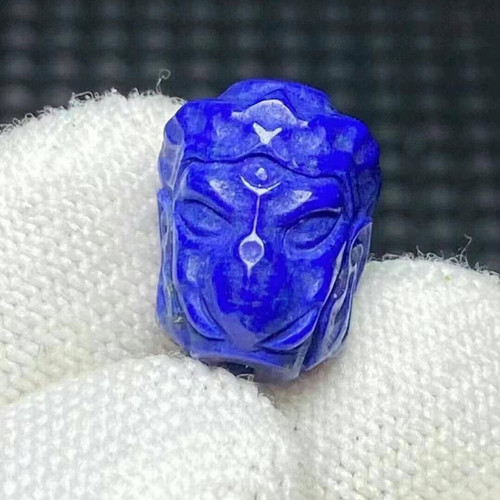 天然青金石大鹏鸟配饰精工雕刻无瑕料子油润细腻尺寸约16*12mm