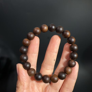 10MM富国岛沉香圆珠手链佛珠念珠男女士正宗文玩手串