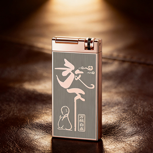 爆款 打火机高级感防风金属电池高品质 网红感应送男友创意精致新式